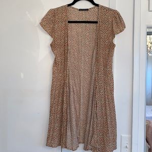 brandy melville wrap around floral dress.